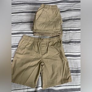 Boys khaki uniform shorts size L 11/12 Husky